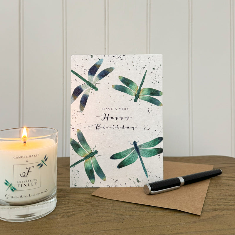 Dragonfly Birthday Card