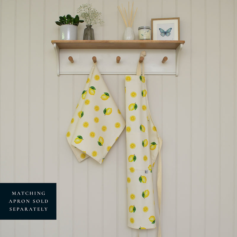 Lemon Print Tea Towel