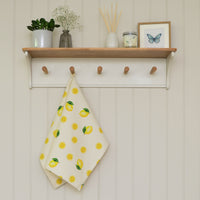 Lemon Print Tea Towel